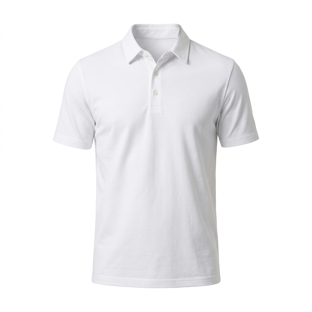 Polo Blanc Classique Premium
