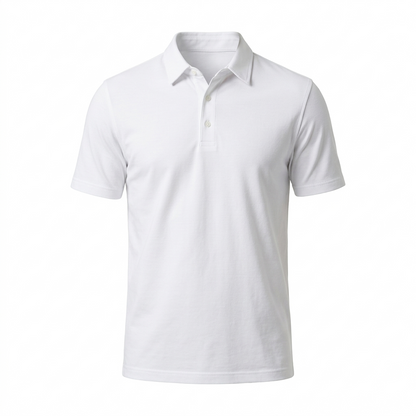 Polo Blanc Classique Premium