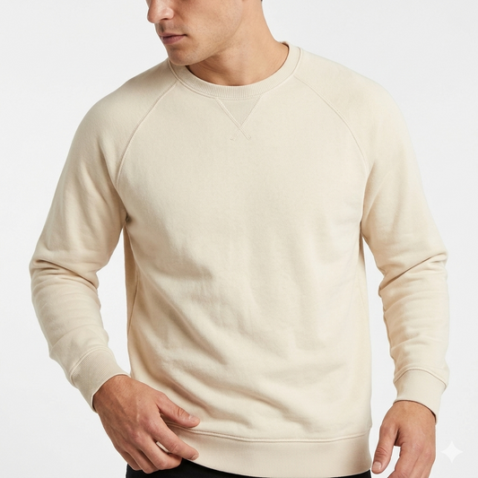 Sweat Beige Minimaliste Premium